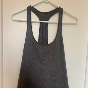 Lululemon size 6 workout tank grey